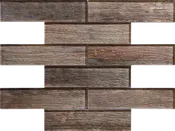 Ash 3×12 Wood Glass Tile (SOLD BY THE PIECE, 4 PIECES = 1 SF)