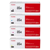 Canon 054 054H Toner Cartridge Set - Works with imageCLASS MF644Cdw, MF642Cdw & LBP622Cdw, Black Cyan Magenta Yellow, Standard & High Yield, 4/5-Pack