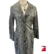 All Saints snake print trench coat fits US 4-6