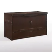 Cube Murphy Cabinet Bed – Dark Chocolate