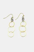 Gold Trinity Allure Earring in Mixed Metal