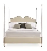 The Post Is Clear King Bed by Caracole Furniture at Marc Pridmore Interiors — Marc Pridmore Interior Designer