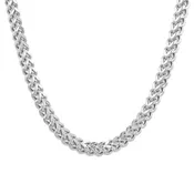 14K White Gold 4.2MM Franco Hollow Chain (5001881)