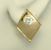 Earring Jackets for Studs, 14K GOLD Jackets, Jackets for Post Earrings, Diamond