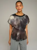 Blouse manches courtes imprimée