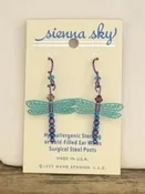 Dragonfly earrings