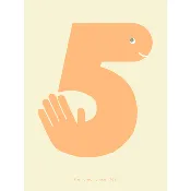 #5 Buddies Print - Black/Color