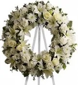 ALL WHITE WREATH