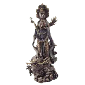 Quan Yin Avalokiteshvara on Dragon