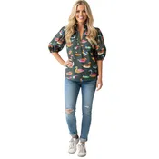 Caryn Lawn Anna Duck Top Olive