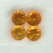 4.5mm – Play of Color Mexican Fire Opals