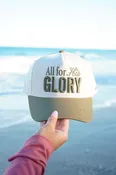 All For His Glory - Olive Trucker Hat