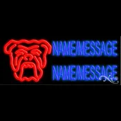 Bulldog Custom Neon Sign