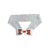 Illinois Fighting Illini Lace Baby Hair Barrette