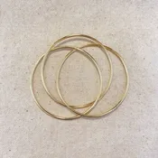 18k Gold Filled triple Bangle Bracelet
