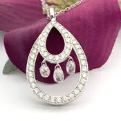 #15653 Briolette Chandelier Pendant