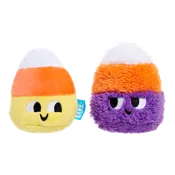 BARK Halloween Candy Corn Kids Plush Dog Toy 2pk