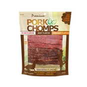6" Assorted Natural, Beef and Chicken Flavor Crunchy Strips - 50 Count