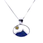 Crested Butte 14kw Gold Mountain Pendant