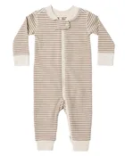 Almond Stripe Organic Cotton Playsuit