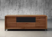 RAFAELA-86" CLASSIC AMERICAN WALNUT MEDIA CONSOLE