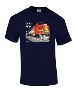AT&SF Super Chief At Night T-shirt