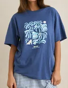 Blue Island Oversized T