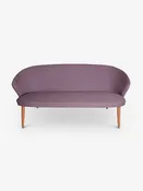 1950's Danish Sofa with Oak Legs