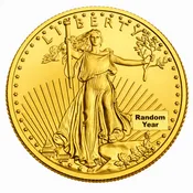 Gold 1/4 oz American Eagle (BU) - Random Year Our Choice