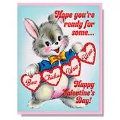 Bow Chicka Wow Wow Valentine's Day Card