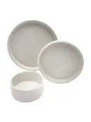 American Modern Dinnerware Set - 3 piece - Matte White