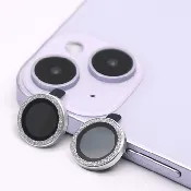 Camera Lens Protector Bundle - Silver Glitter