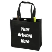 Custom 3 Bottle Wine Tote Bag
