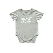 Babysprouts Baby Short Sleeve Bodysuit - Locally Grown