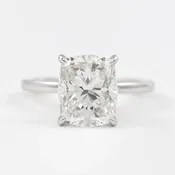 Michael Alan Jewelers-Hidden Diamond Bridge Solitaire (Cushion)