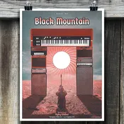 Black Mountain • Los Angeles 2019 • 18"x24" screen printed poster