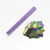 1" x 10" Metallic Rectangle Confetti Sleeve