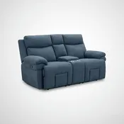 Main Street Triple Power Reclining Loveseat - Midnight