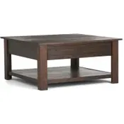 Monroe Square Coffee Table in Acacia