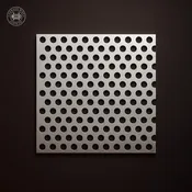 .050" Hole on 5/64" Staggered – .025" Thick – Aluminum Perforated – 36" x 120" Sheet