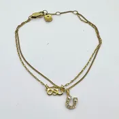 OSU and Horseshoe Double Strand Bracelet — Leonard Jewelry