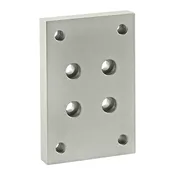 10 Series Flange Mount Caster Base Plate – 2418