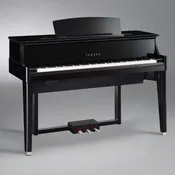 N1X AvantGrand Hybrid Grand Piano with Matching Bench - Ebony Polish