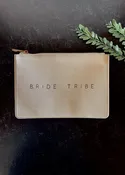 Bride Tribe Leather Pouch