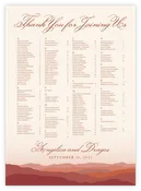 Seating Chart - Desert 03
