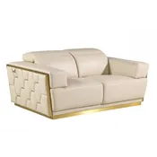 1111 DivanItalia Modern Leather Loveseats By GU Furniture