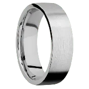 10K White Gold + Satin Finish