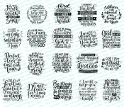 20 Bible Verses About Fear Word Art Bundle