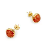 Ember – Carnelian Beaded Earring