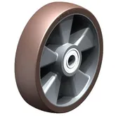 ALB 200/20K   8″ x 2″ Blickle Besthane Polyurethane Tread with Aluminum Wheel Center  Load Capacity 1760 lbs Ball Bearing (C)